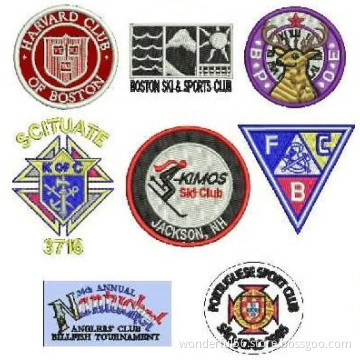 custom embroidered large biker club back patches badges
